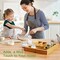 Bamboo Expandable Drawer Organizer for Utensils Holder, Adjustable Cutlery Tray, Wood Drawer Dividers Organizer for Silverware, Flatware, Knives in Kitchen, Bedroom, Living Room